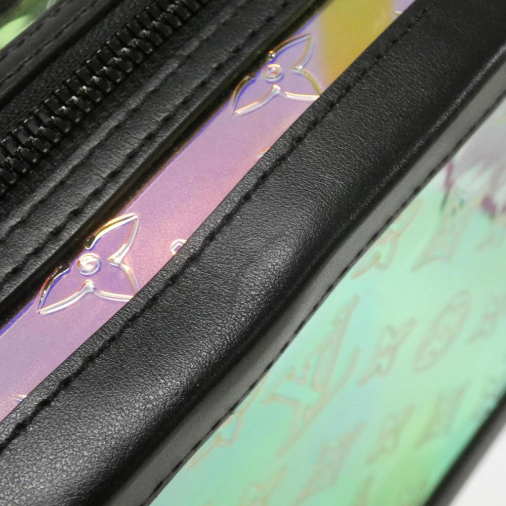 Louis Vuitton Black Multi-Color Pvc Leather Shoulder Bag