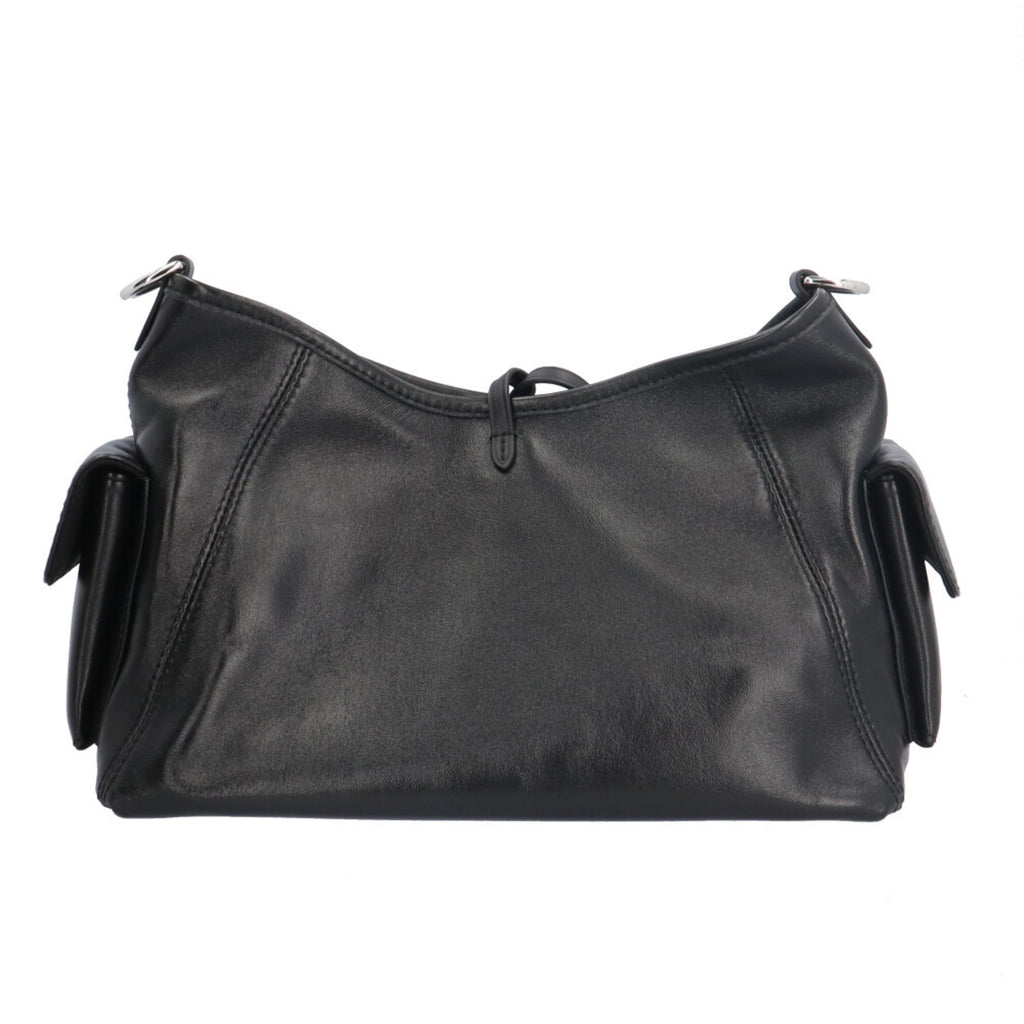 Louis Vuitton Black Leather Shoulder Bag
