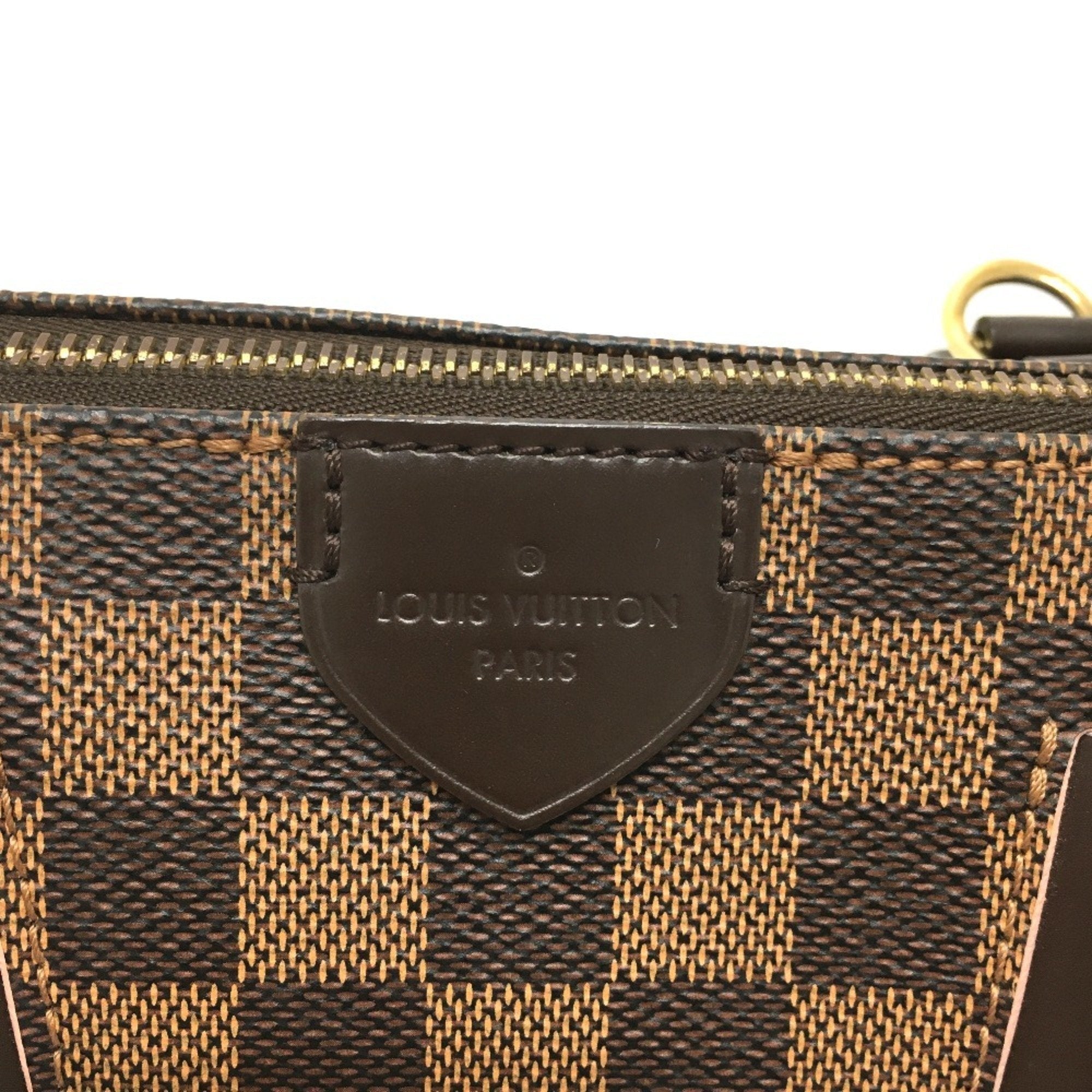 Louis Vuitton Damier Brown Rose Ballerine Damier Canvas Tote Bag