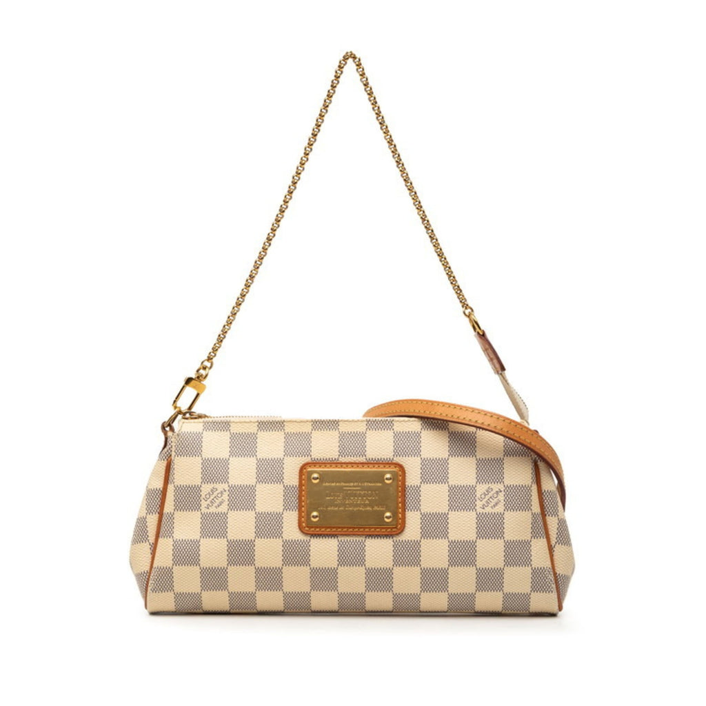 Louis Vuitton White Pvc Leather Handbag Shoulder Bag