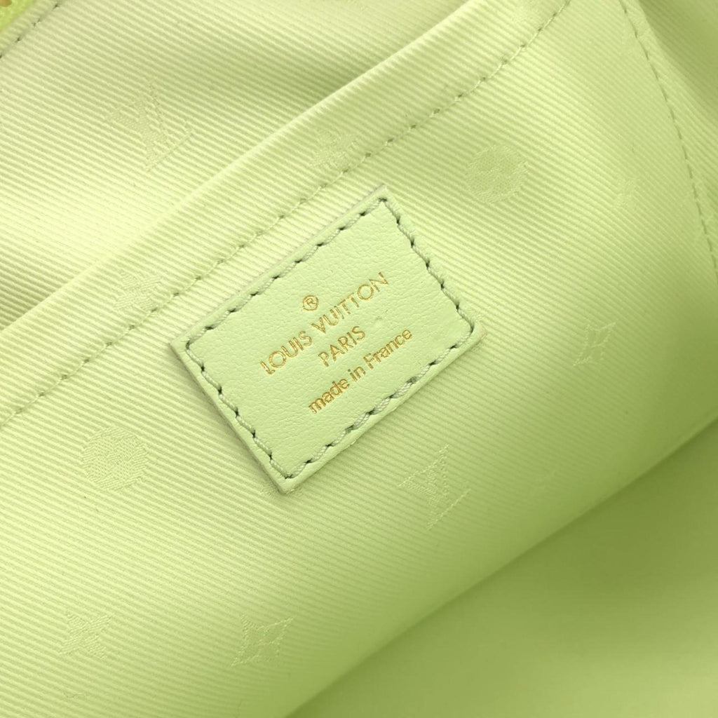 Louis Vuitton Light Green Vert Leather Handbag