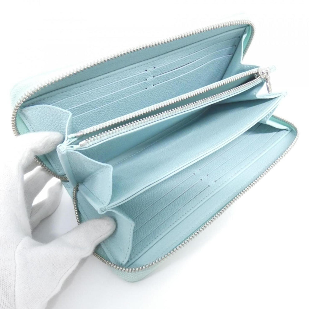 Louis Vuitton Light Green Vert Leather Long Wallet
