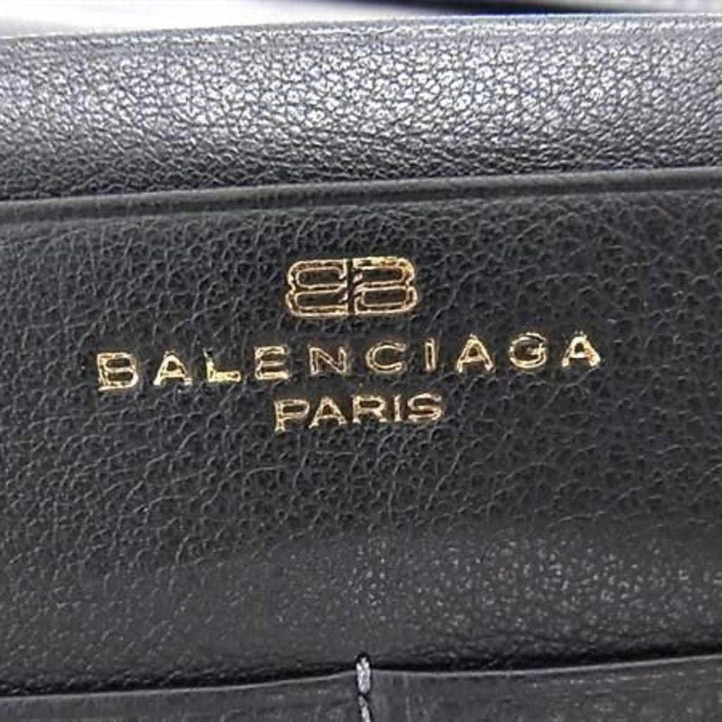 Balenciaga Black Leather Wallet (Bi-Fold)