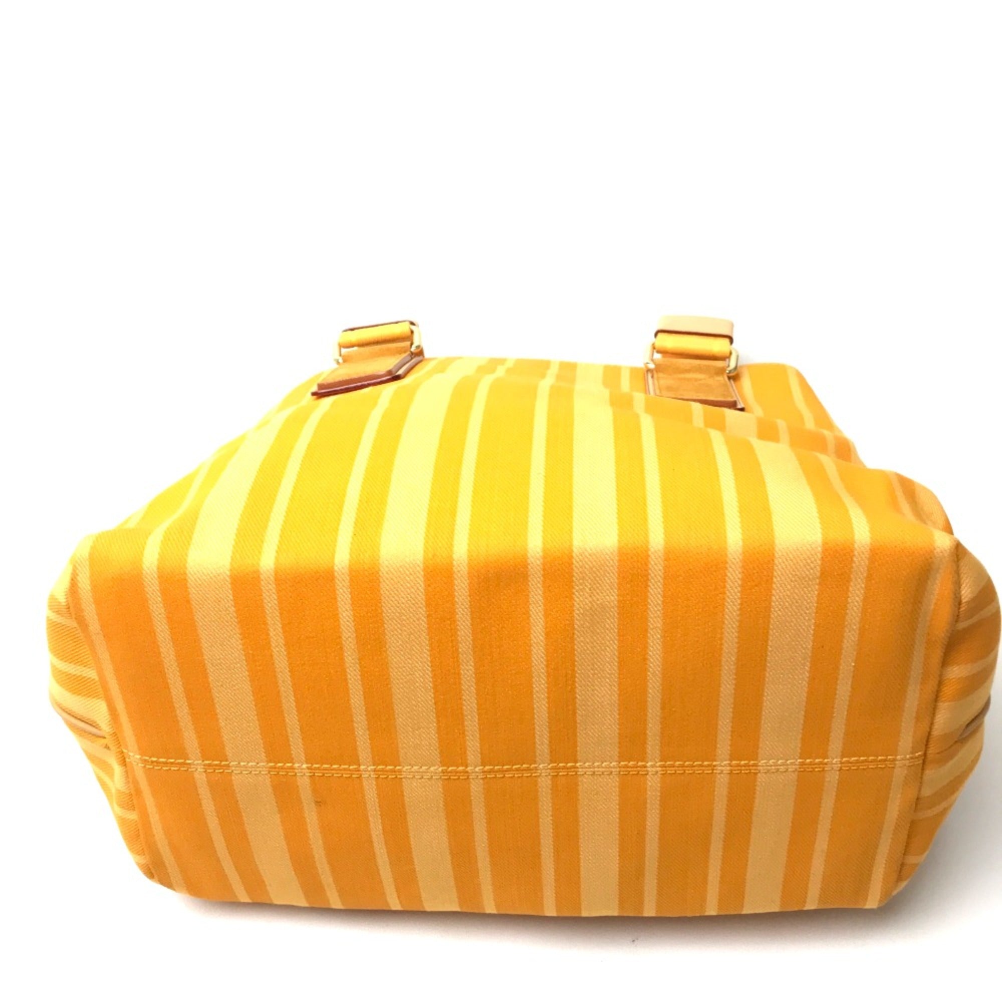 Louis Vuitton Yellow Cloth Tote Bag