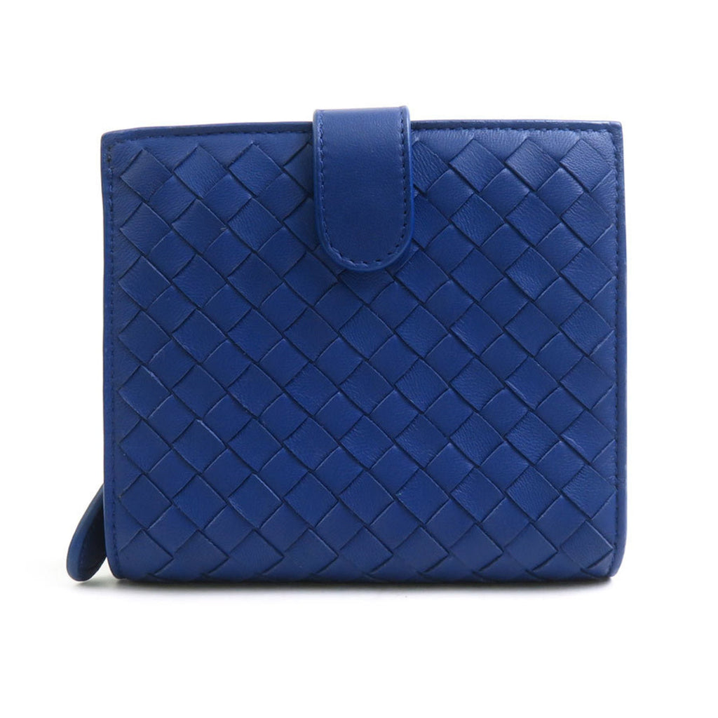 Bottega Veneta Blue Leather Wallet (Bi-Fold)