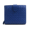 Bottega Veneta Blue Leather Wallet (Bi-Fold)
