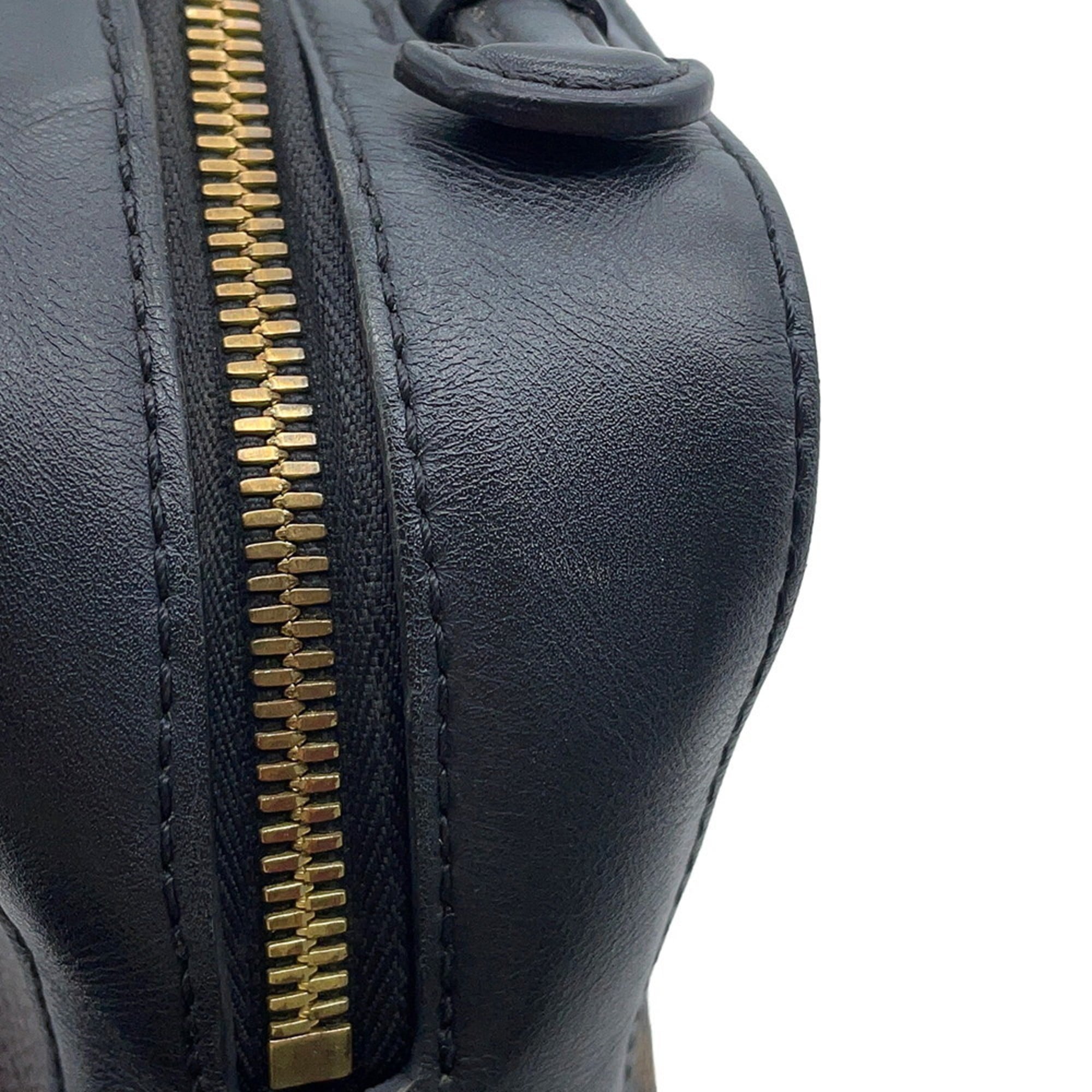 Louis Vuitton Black Monogram Noir Monogram Leather Shoulder Bag