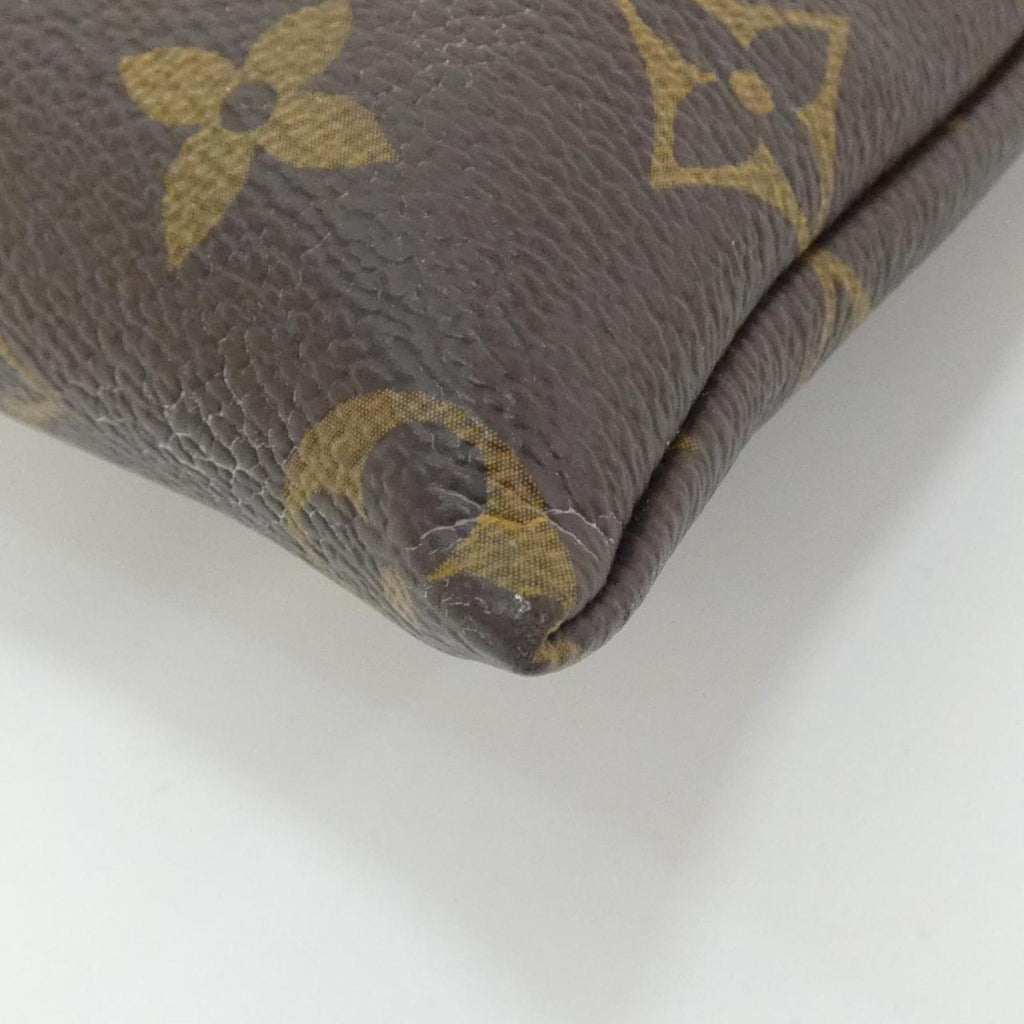 Louis Vuitton Caramel Marron Monogram Monogram Coated Canvas Handbag Pochette