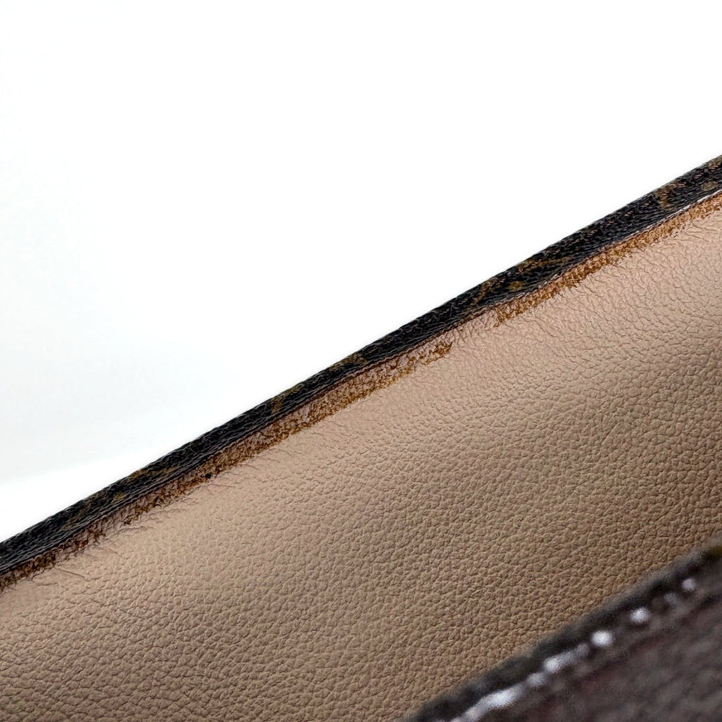 Louis Vuitton Brown Monogram Handbag Tote Bag