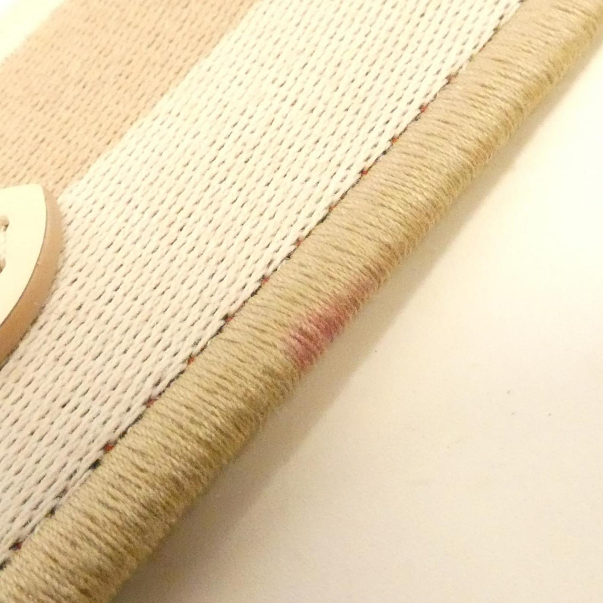 Louis Vuitton Beige Leather Handbag