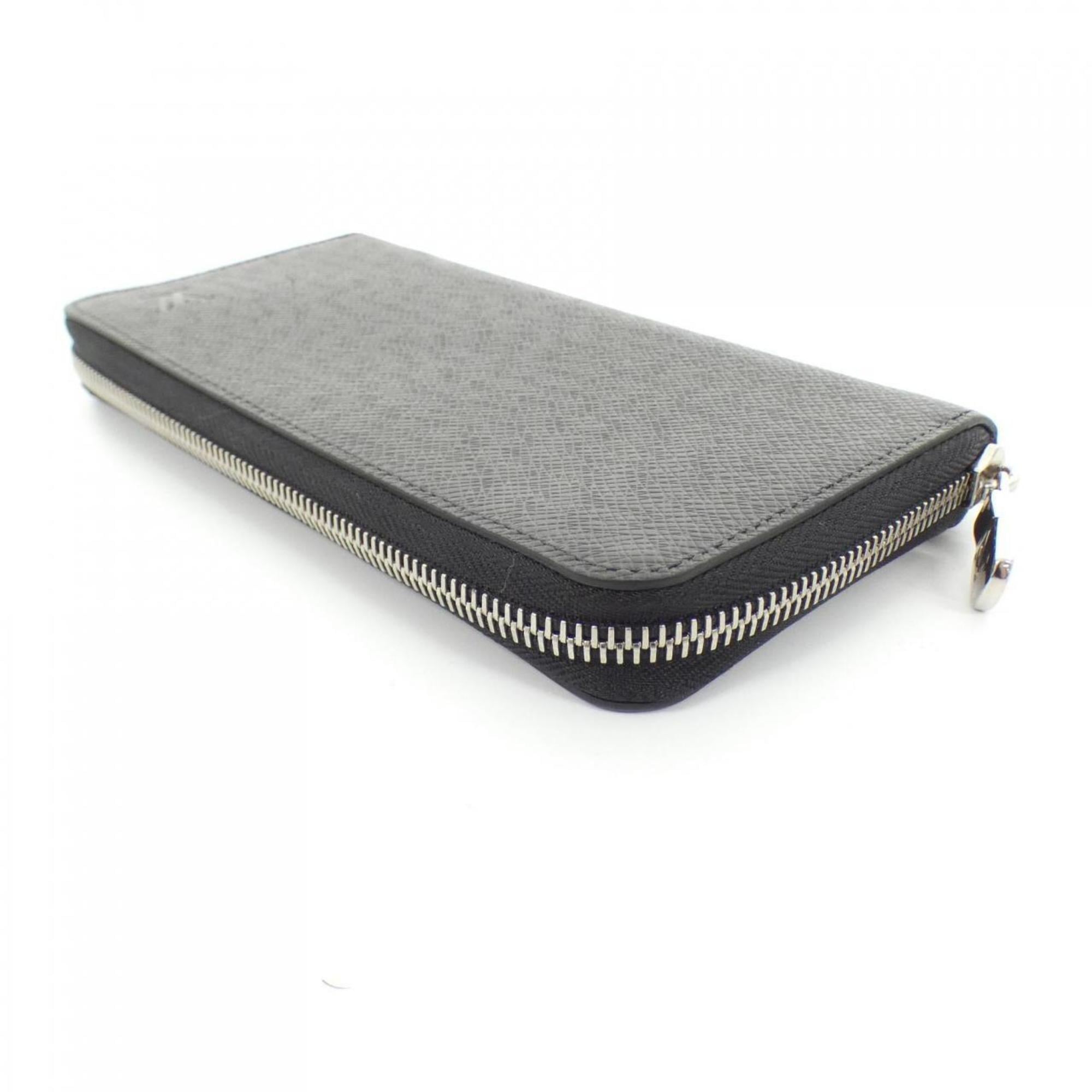 Louis Vuitton Black Taiga Leather Long Wallet