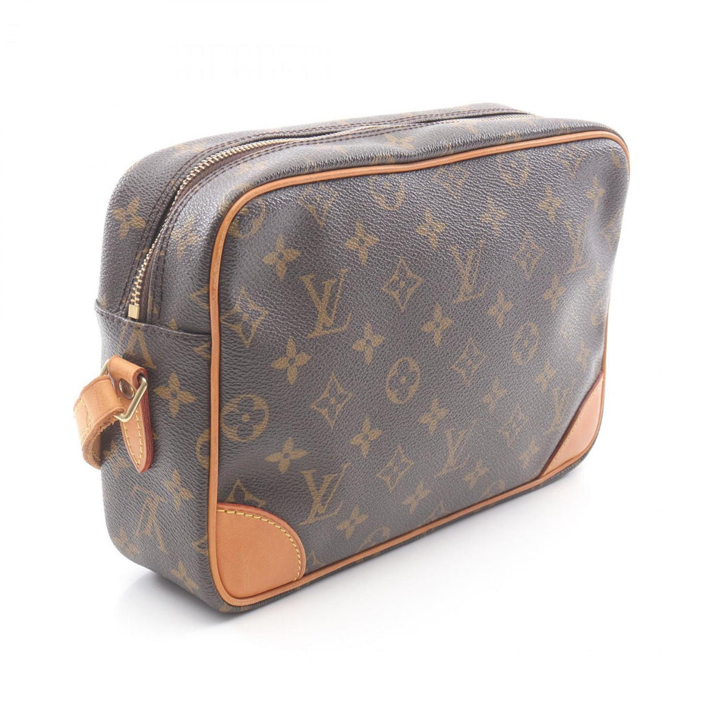 Louis Vuitton Brown Coated Canvas Pvc Leather Shoulder Bag