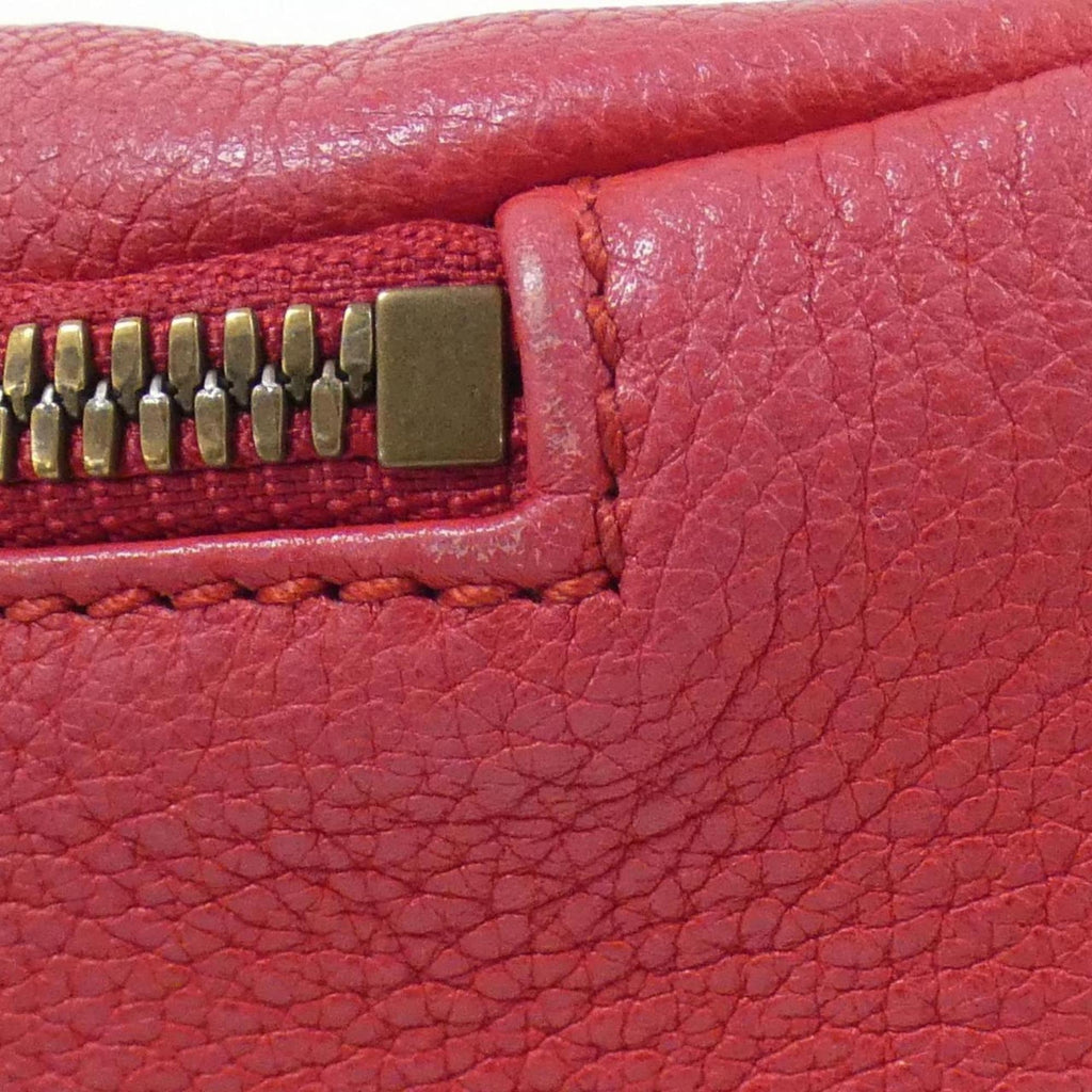 Gucci Red Color Leather Fanny Pack (Pre-Owned)