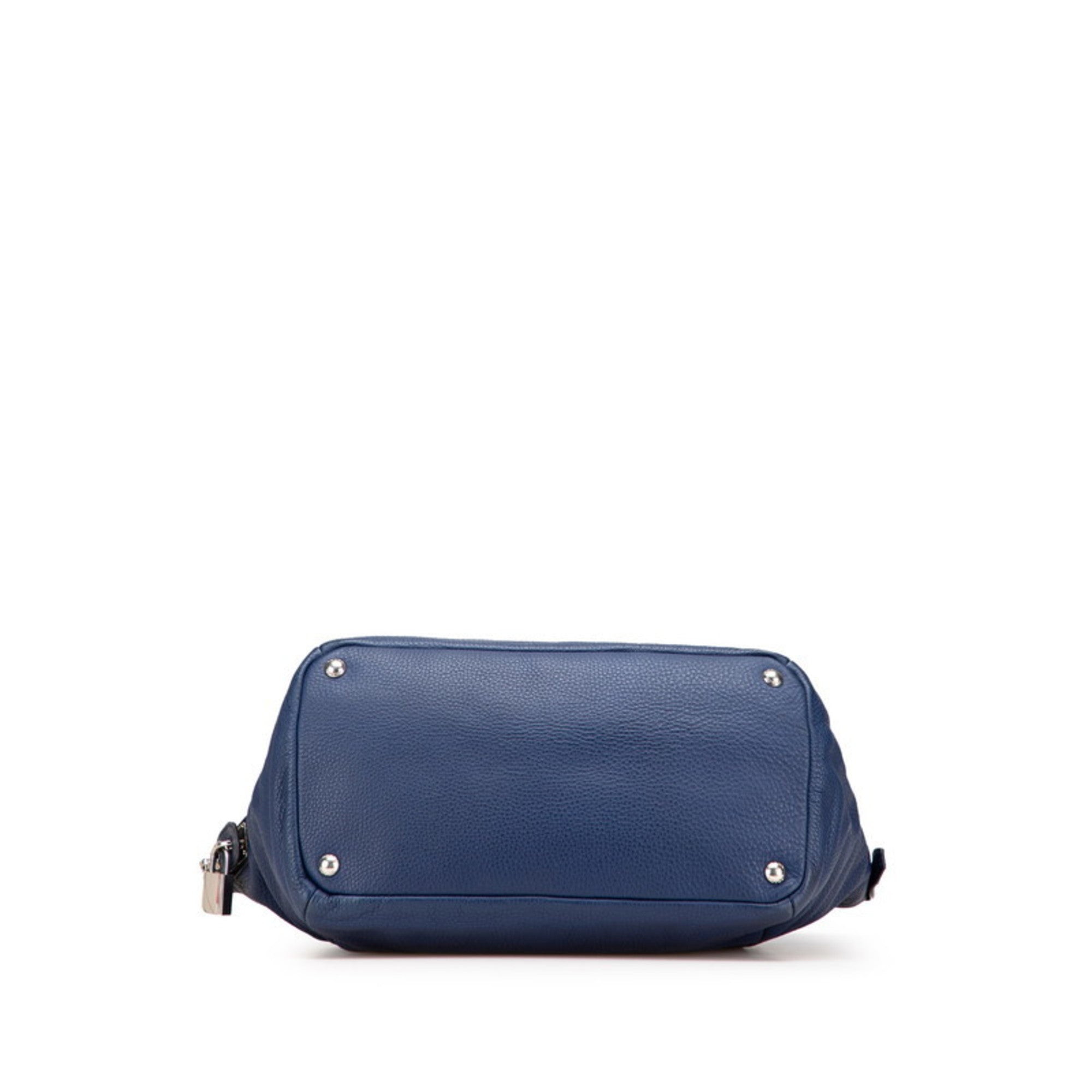 Prada Blue Handbag Tote Bag