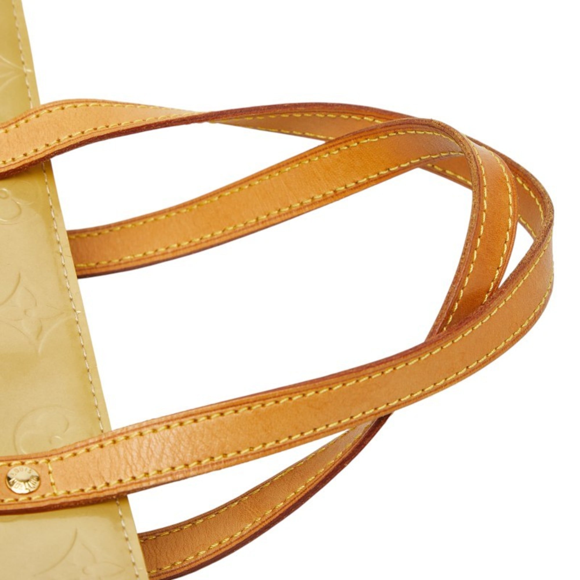 Louis Vuitton Beige Monogram Vernis Handbag Tote Bag