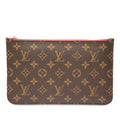 Louis Vuitton Brown Red Color Pvc Pouch