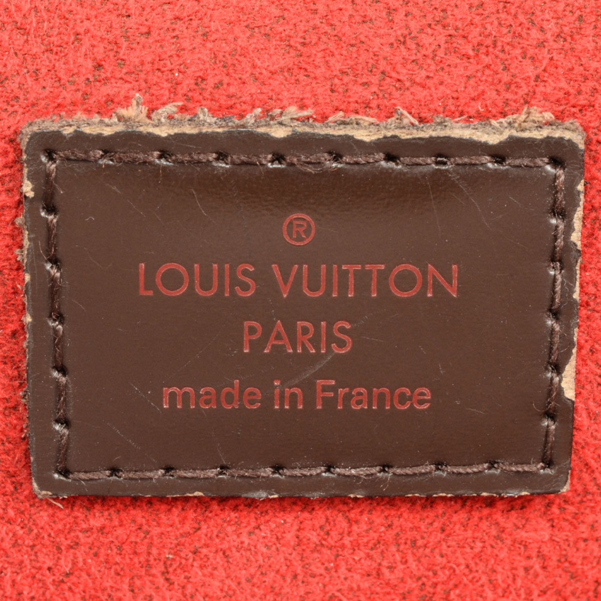 Louis Vuitton Ebene Damier Canvas Handbag