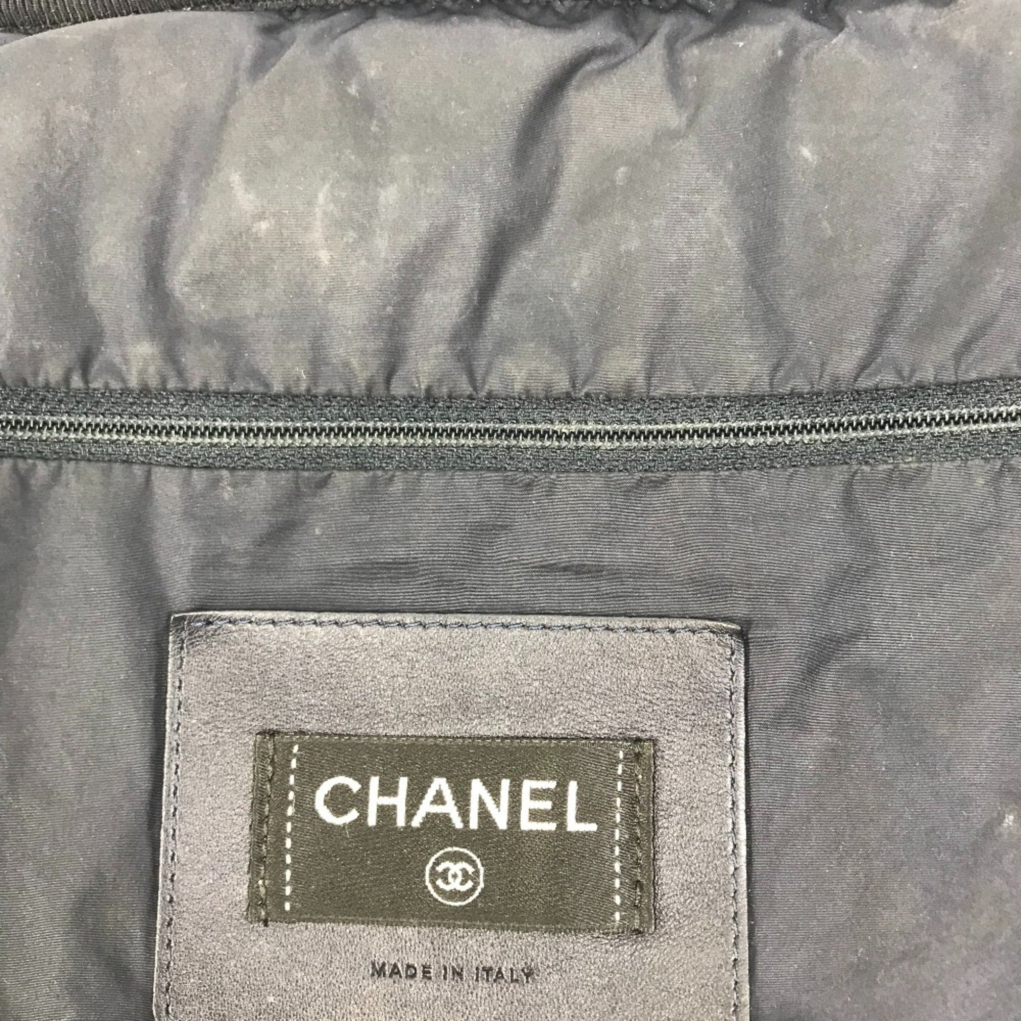 Chanel Navy Pink Nylon Tweed Fanny Pack Shoulder Bag