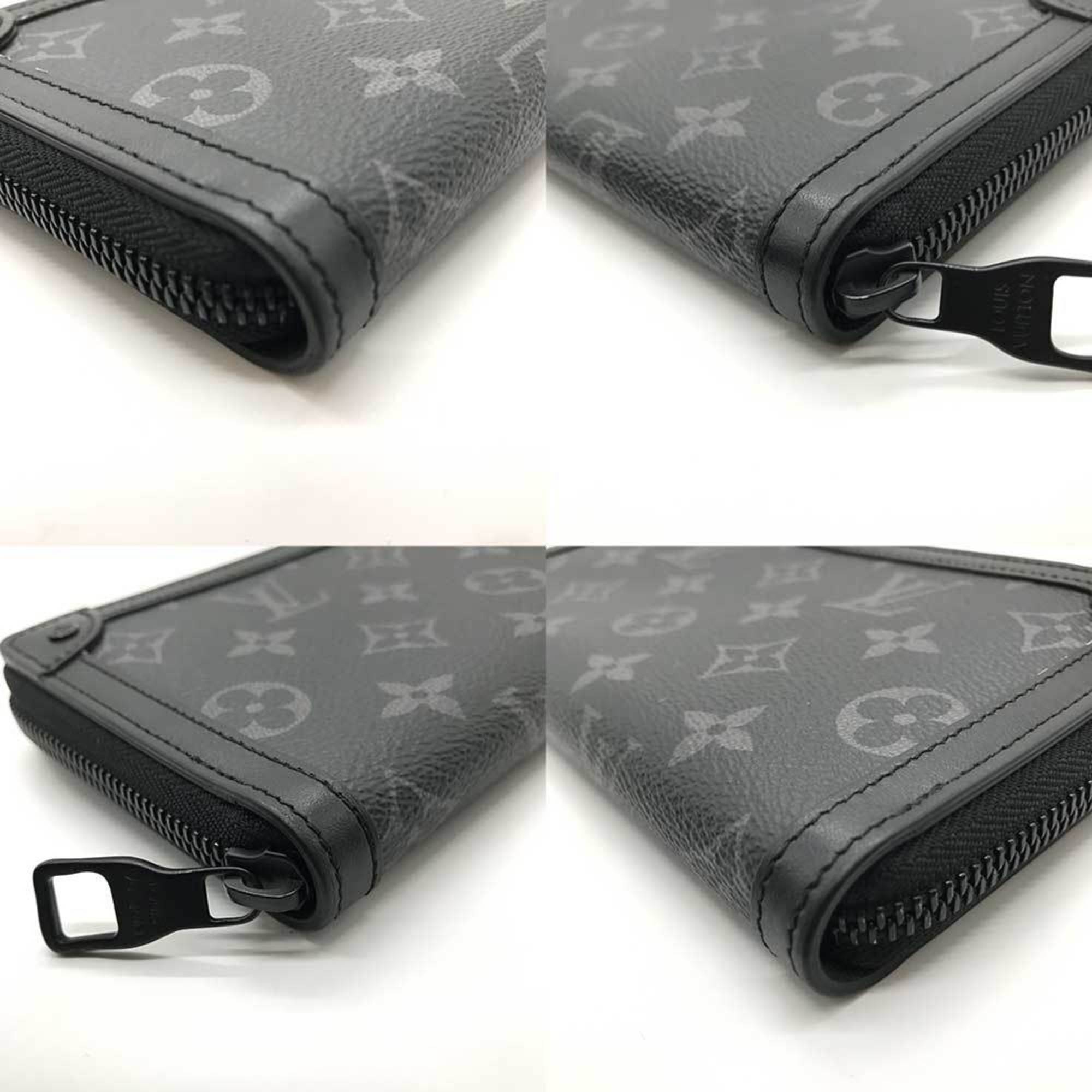 Louis Vuitton Black Monogram Eclipse Monogram Eclipse Long Wallet