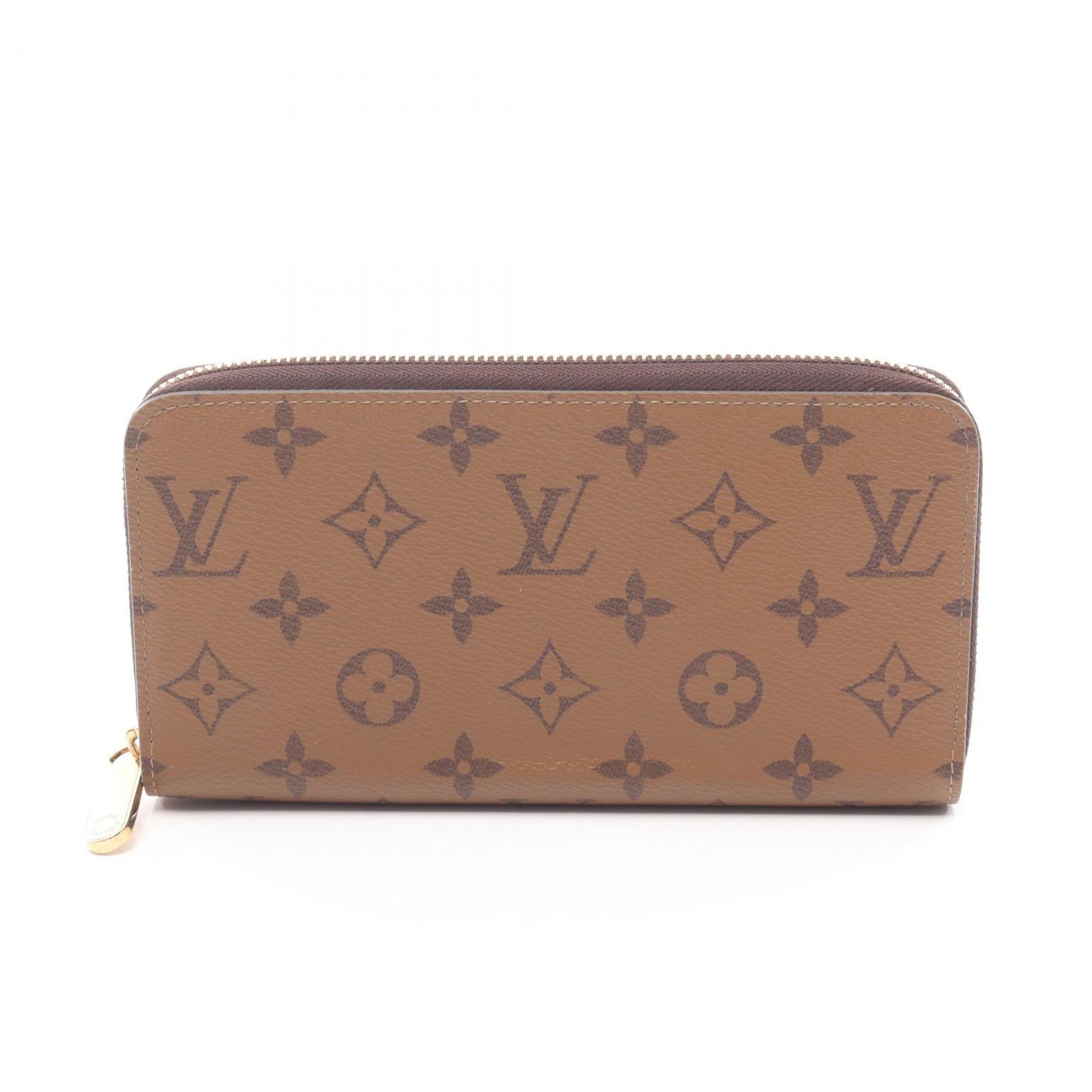 Louis Vuitton Brown Monogram Reverse Coated Canvas Long Wallet