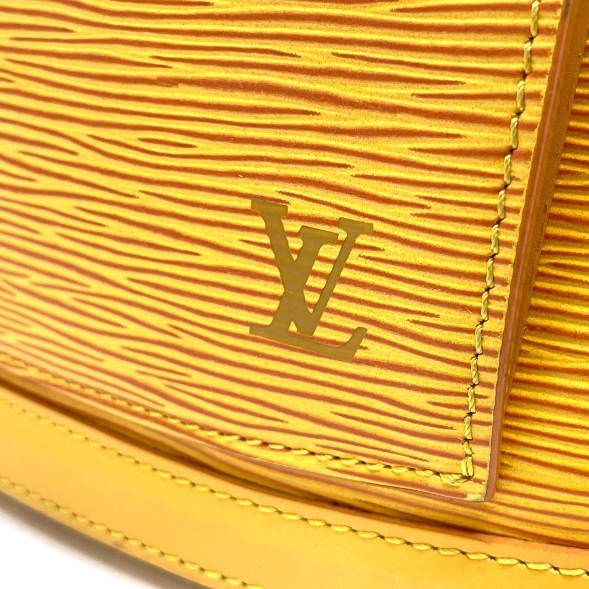 Louis Vuitton Epi Yellow Epi Leather Backpack