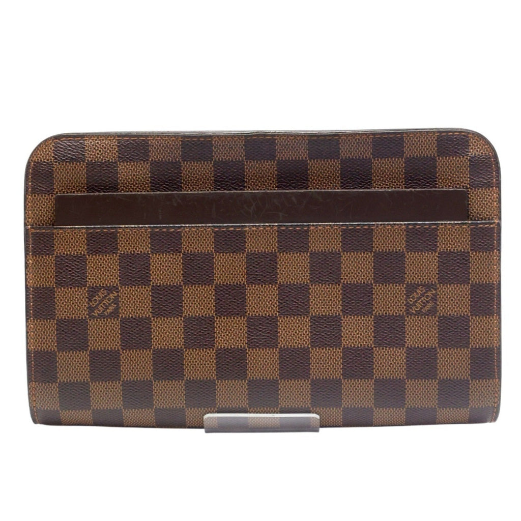 Louis Vuitton Damier Brown Damier Canvas Clutch Bag