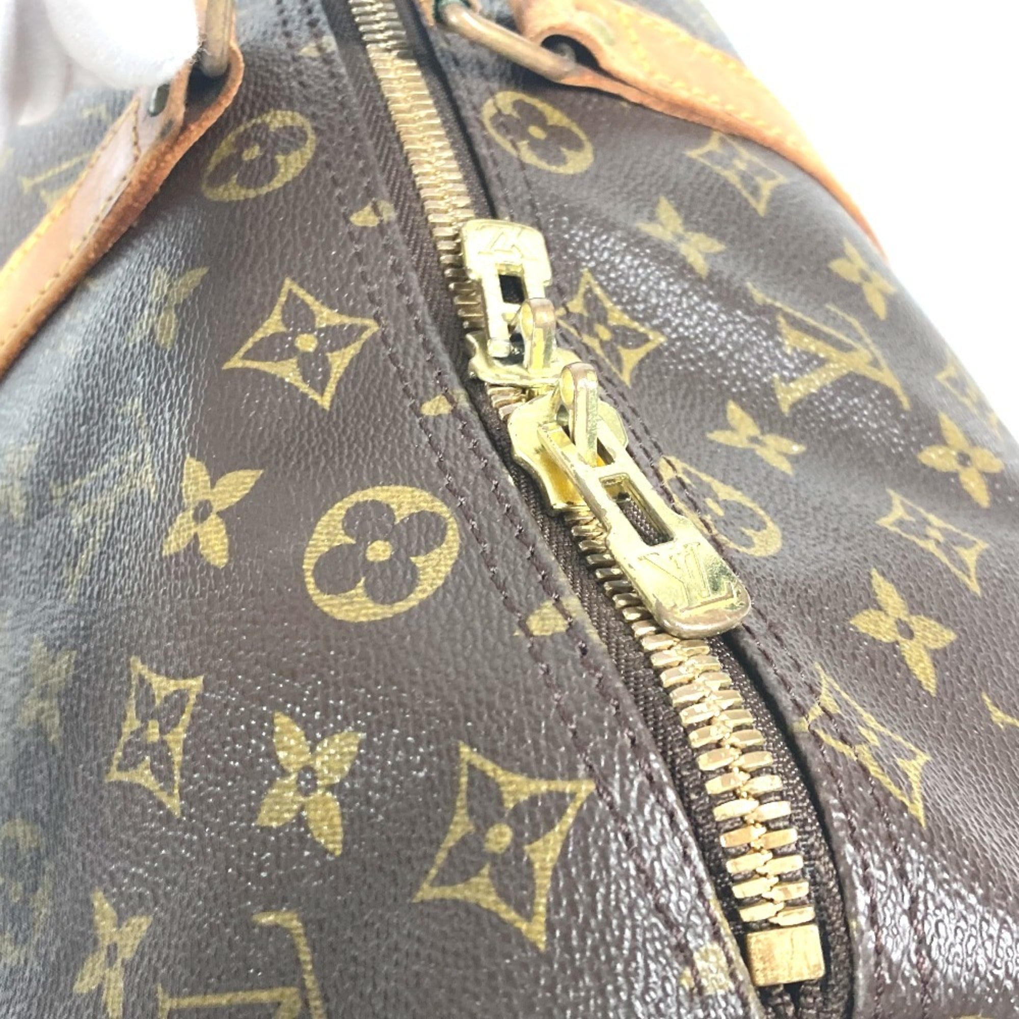 Louis Vuitton Brown Monogram Boston Bag