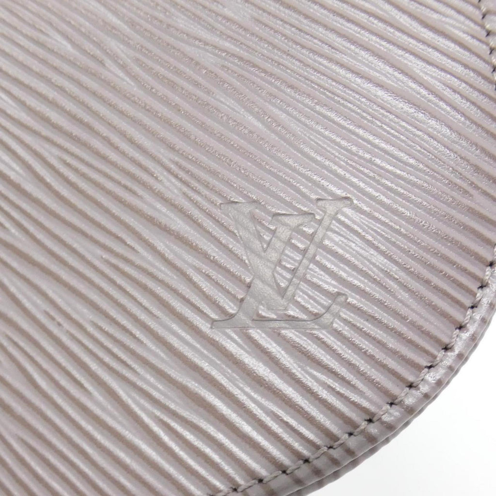 Louis Vuitton Purple Silver Leather Pochette Pouch