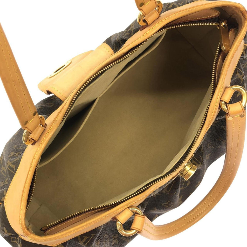 Louis Vuitton Marron Coated Canvas Shoulder Bag