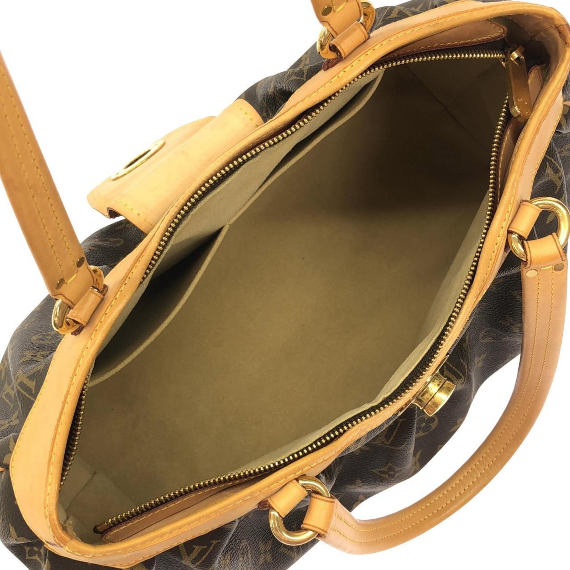 Louis Vuitton Marron Coated Canvas Shoulder Bag