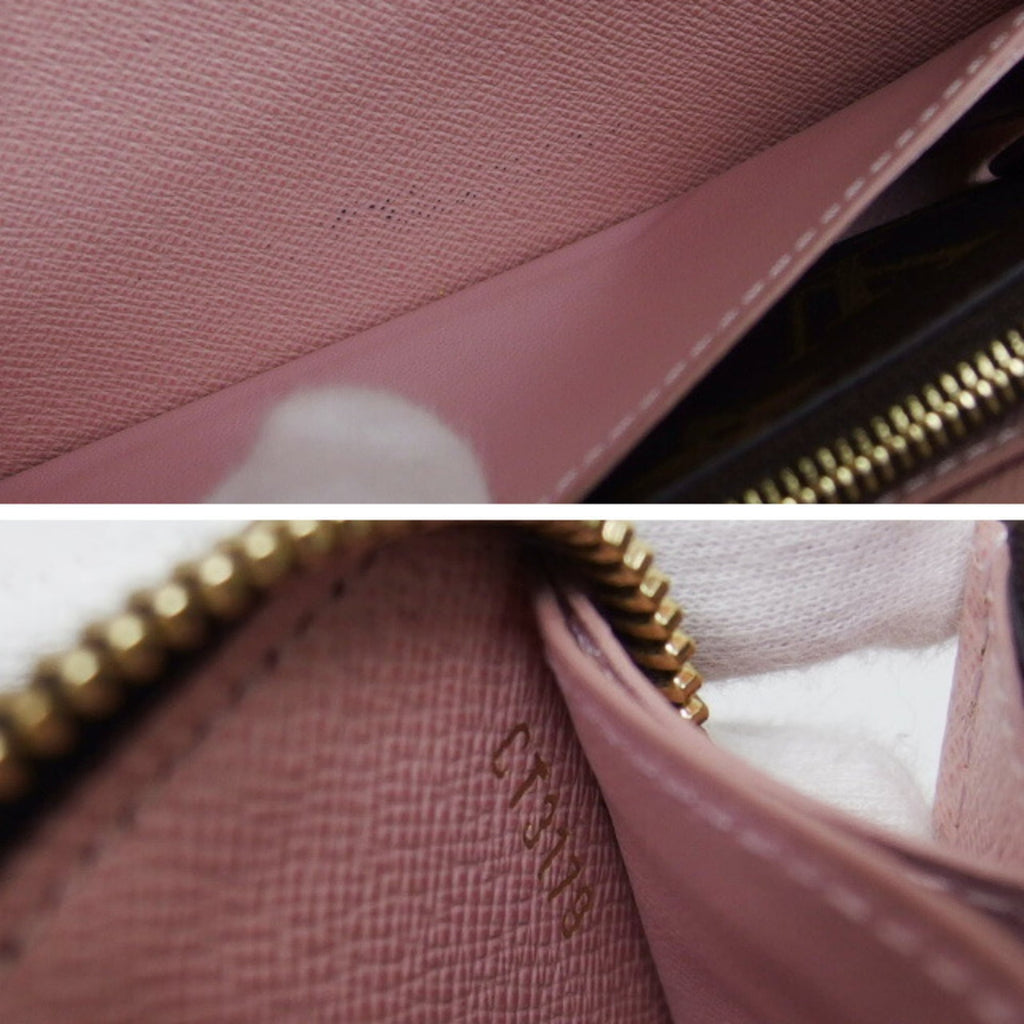 Louis Vuitton Brown Pink Rose Ballerine Monogram Canvas Long Wallet