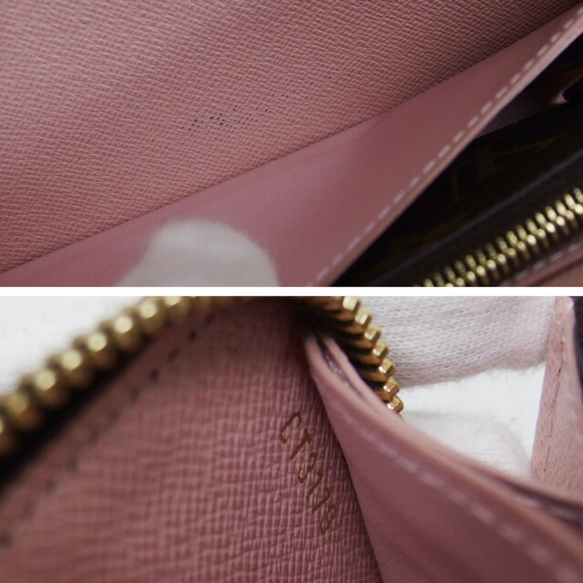 Louis Vuitton Brown Pink Rose Ballerine Monogram Canvas Long Wallet
