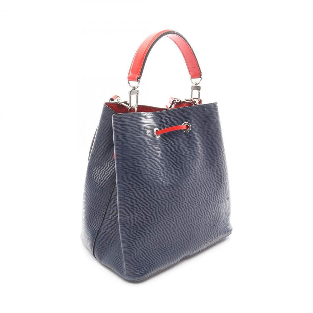 Louis Vuitton Indigo Navy Red Color Epi Leather Handbag