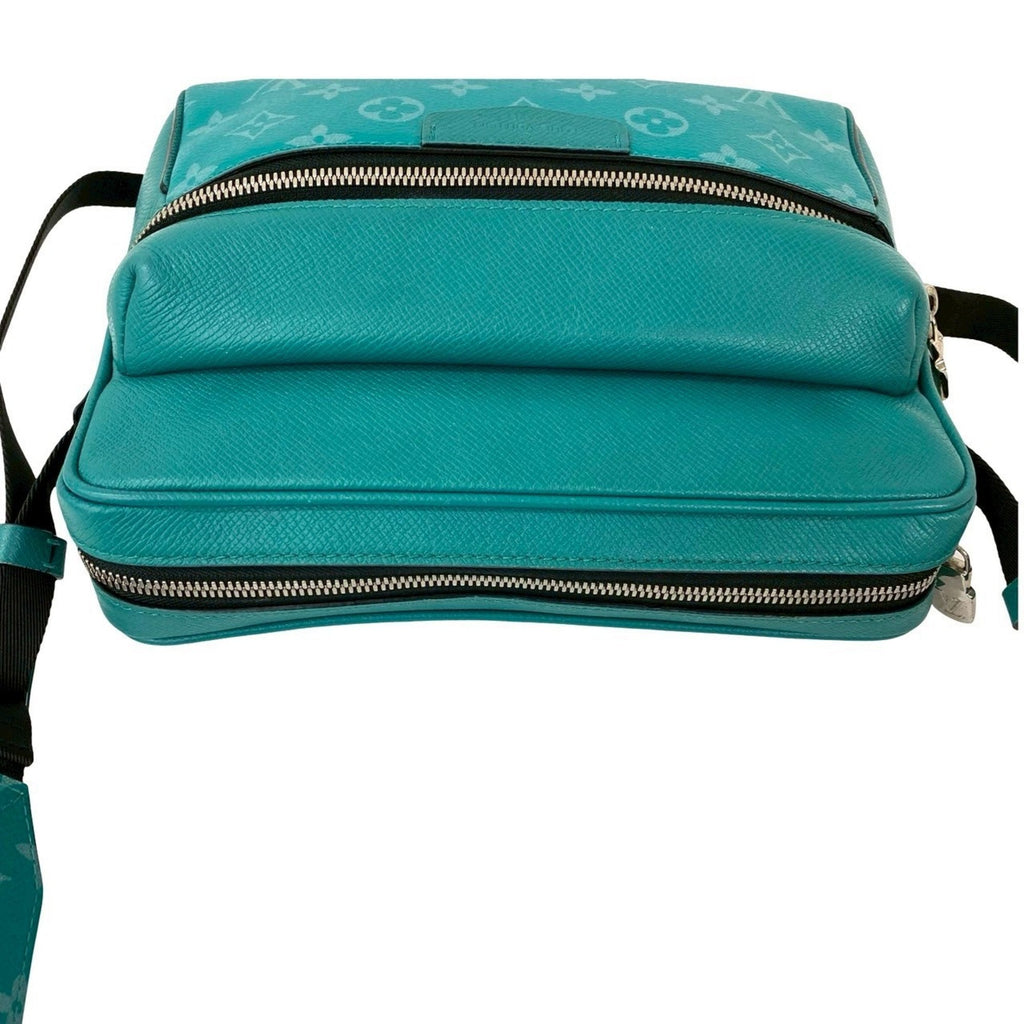 Louis Vuitton Green Leather Shoulder Bag