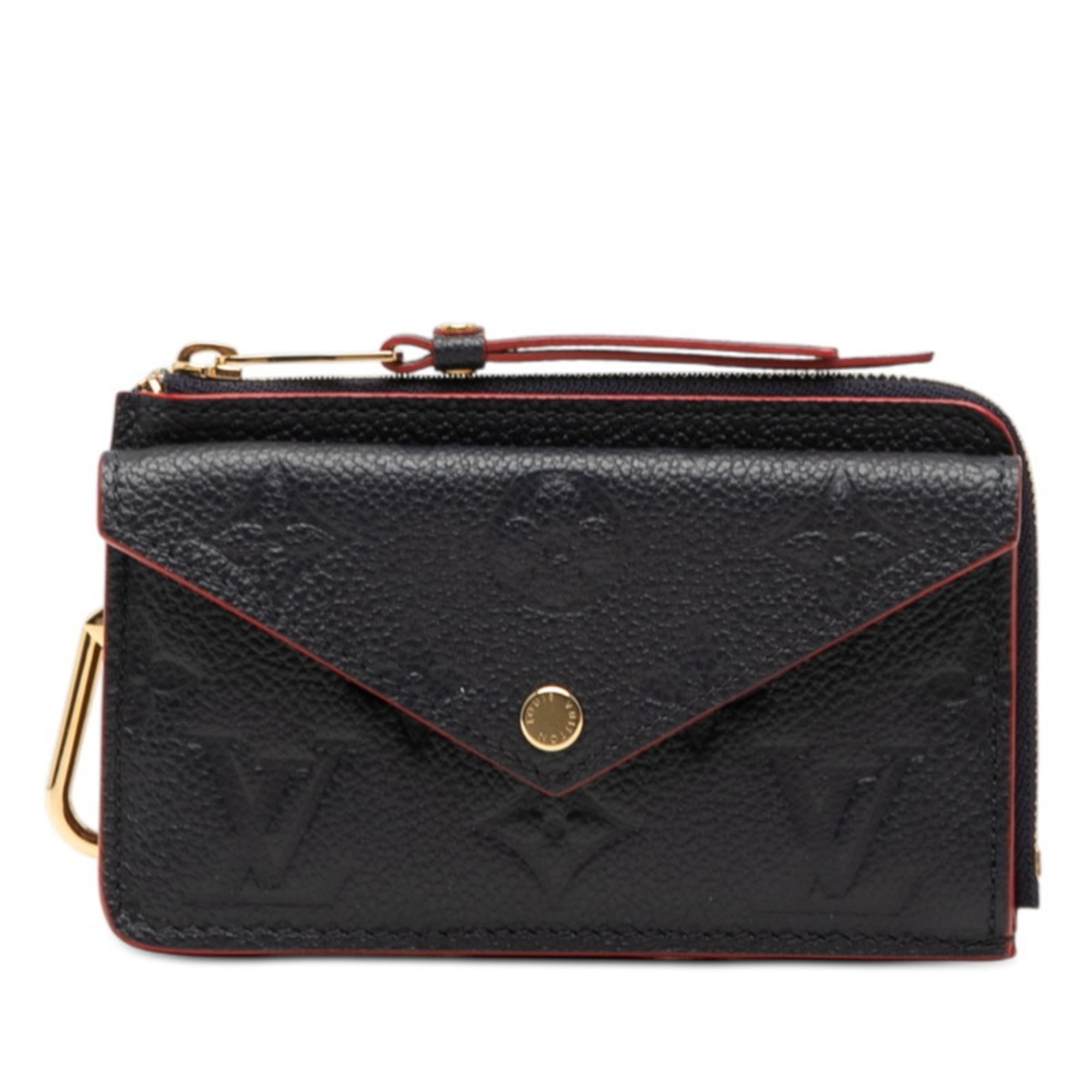 Louis Vuitton Marine Rouge Navy Leather Coin Purse/Coin Case