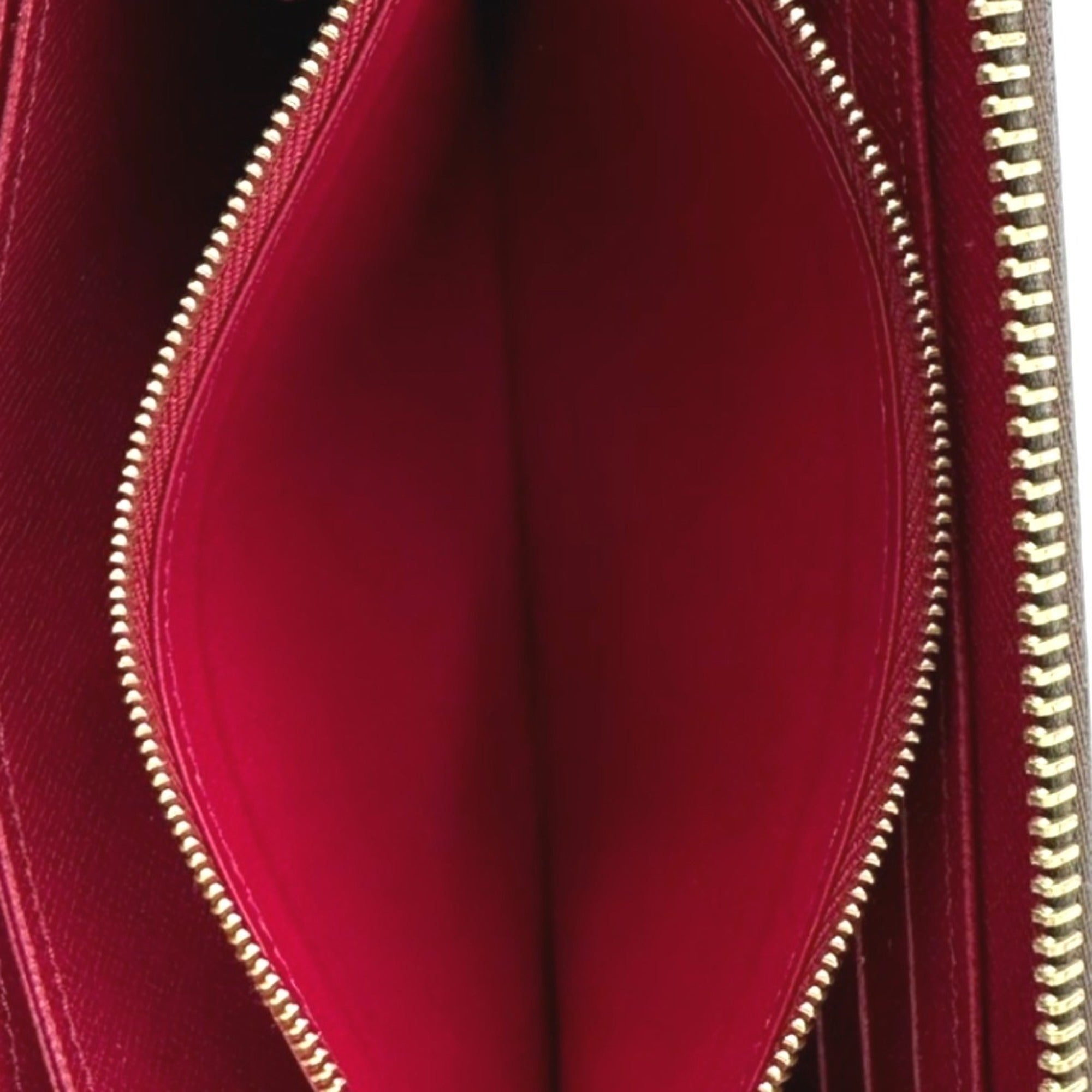 Louis Vuitton Monogram Brown Fuchsia Monogram Long Wallet