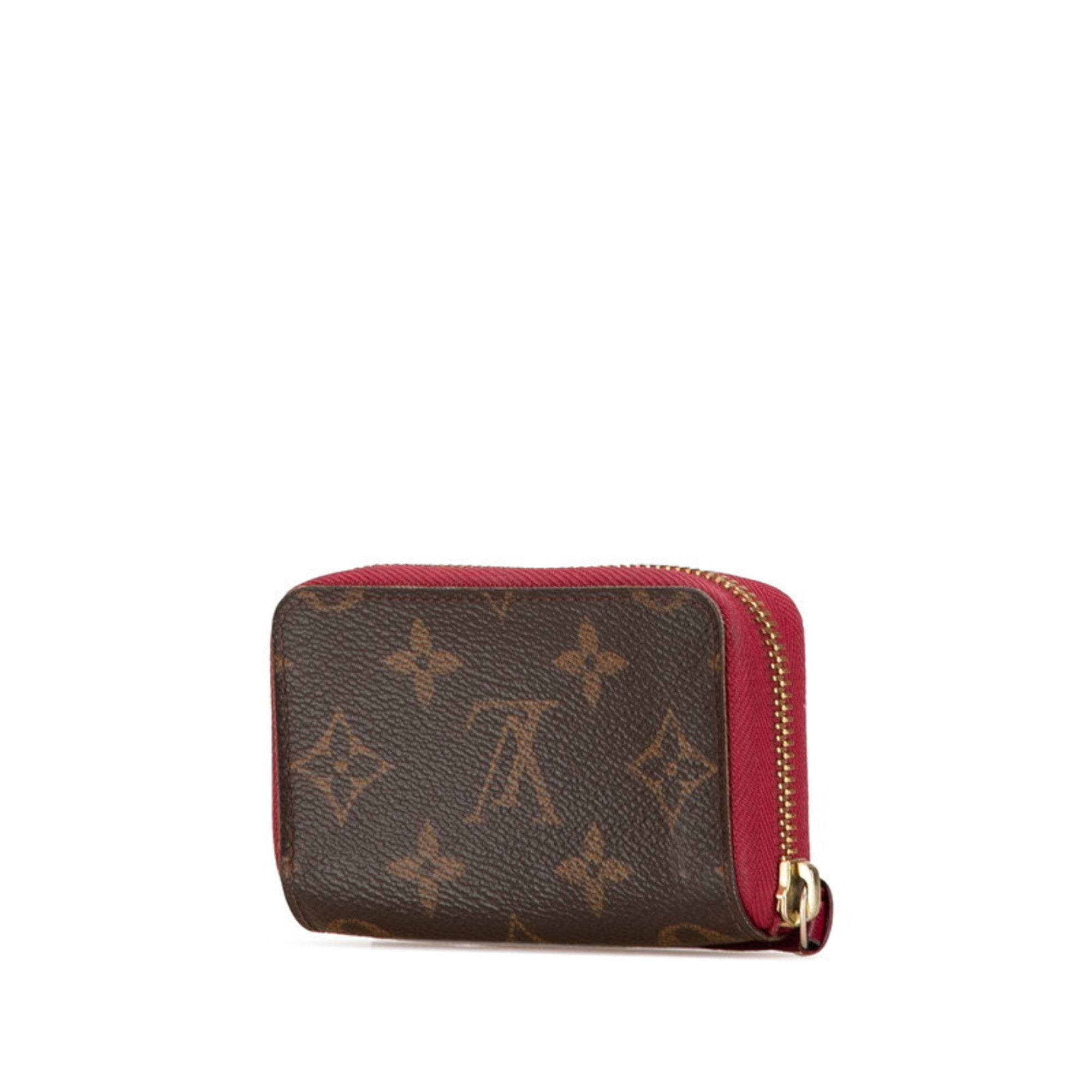 Louis Vuitton Fuchsia Monogram Red Color Pvc Leather Coin Purse/Coin Case