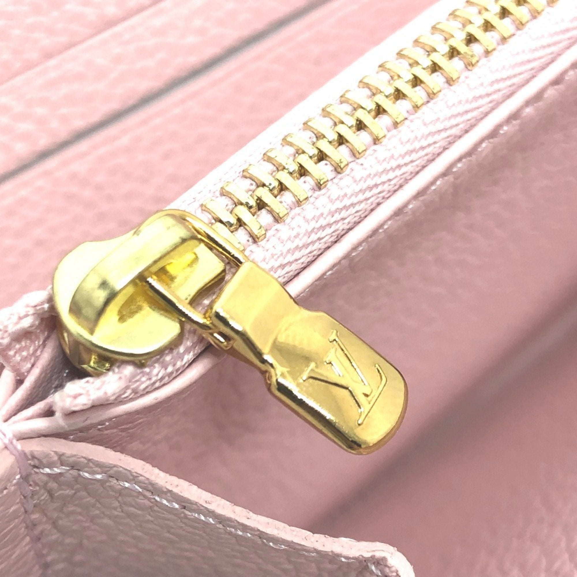 Louis Vuitton Monogram Empreinte Light Pink Monogram Empreinte Long Wallet