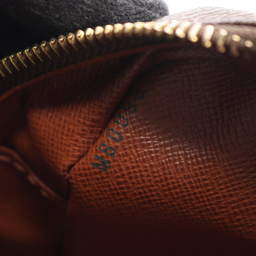 Louis Vuitton Monogram Brown Coated Canvas Leather Shoulder Bag