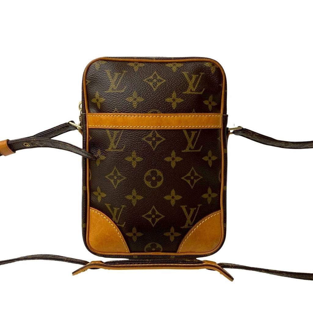 Louis Vuitton Brown Leather Pvc Pochette Shoulder Bag