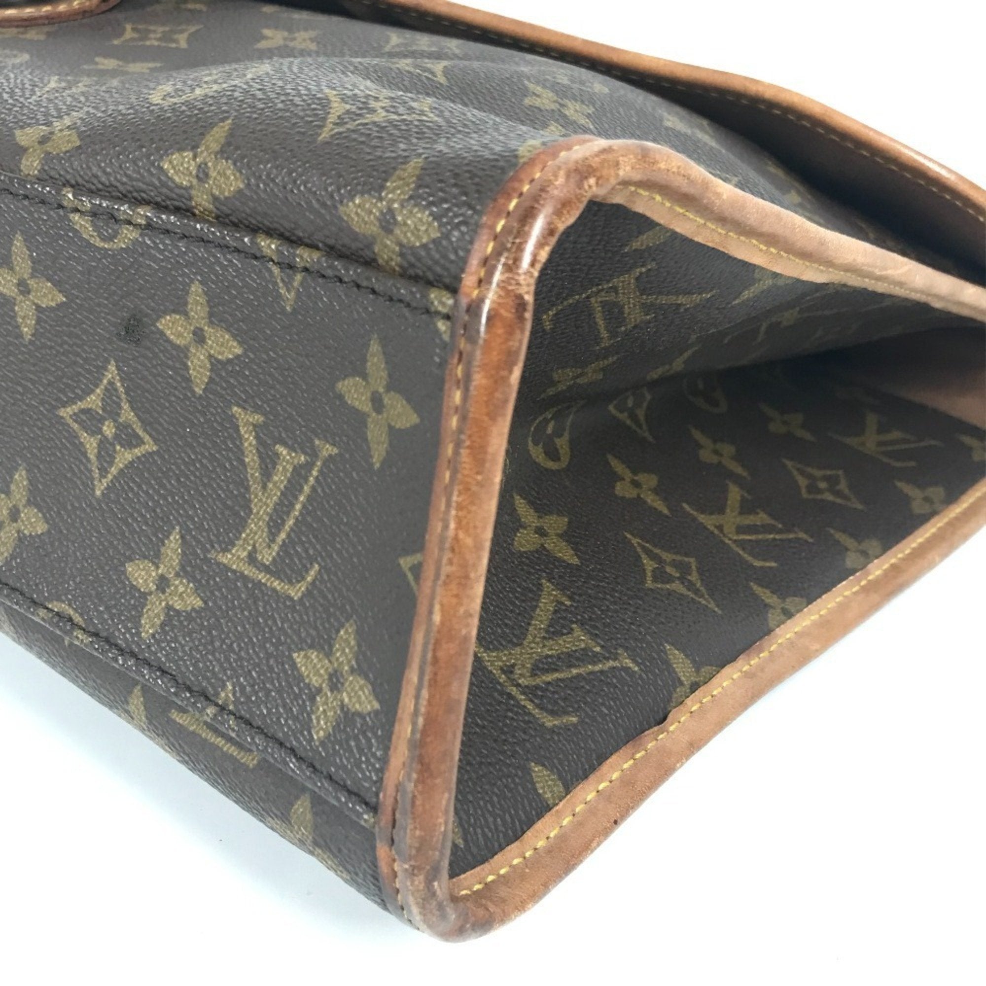 Louis Vuitton Brown Monogram Canvas Handbag Shoulder Bag