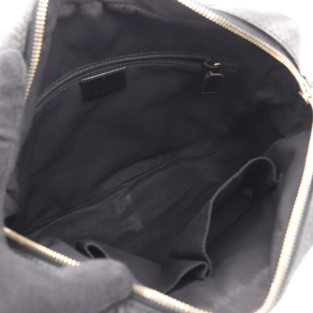 Gucci Black Leather Handbag Shoulder Bag (Pre-Owned)