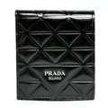Prada Black Leather Wallet (Bi-Fold)