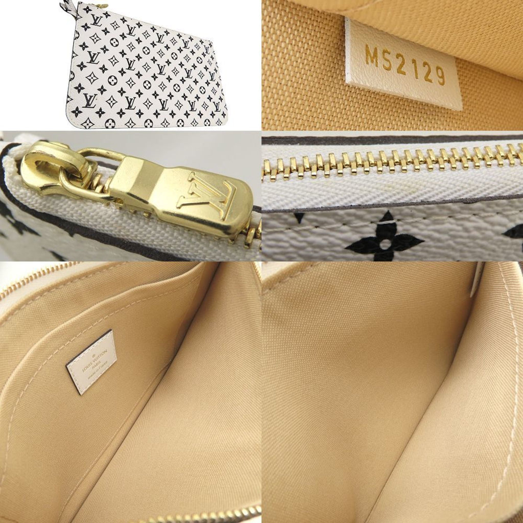 Louis Vuitton Beige Khaki Monogram Tote Bag