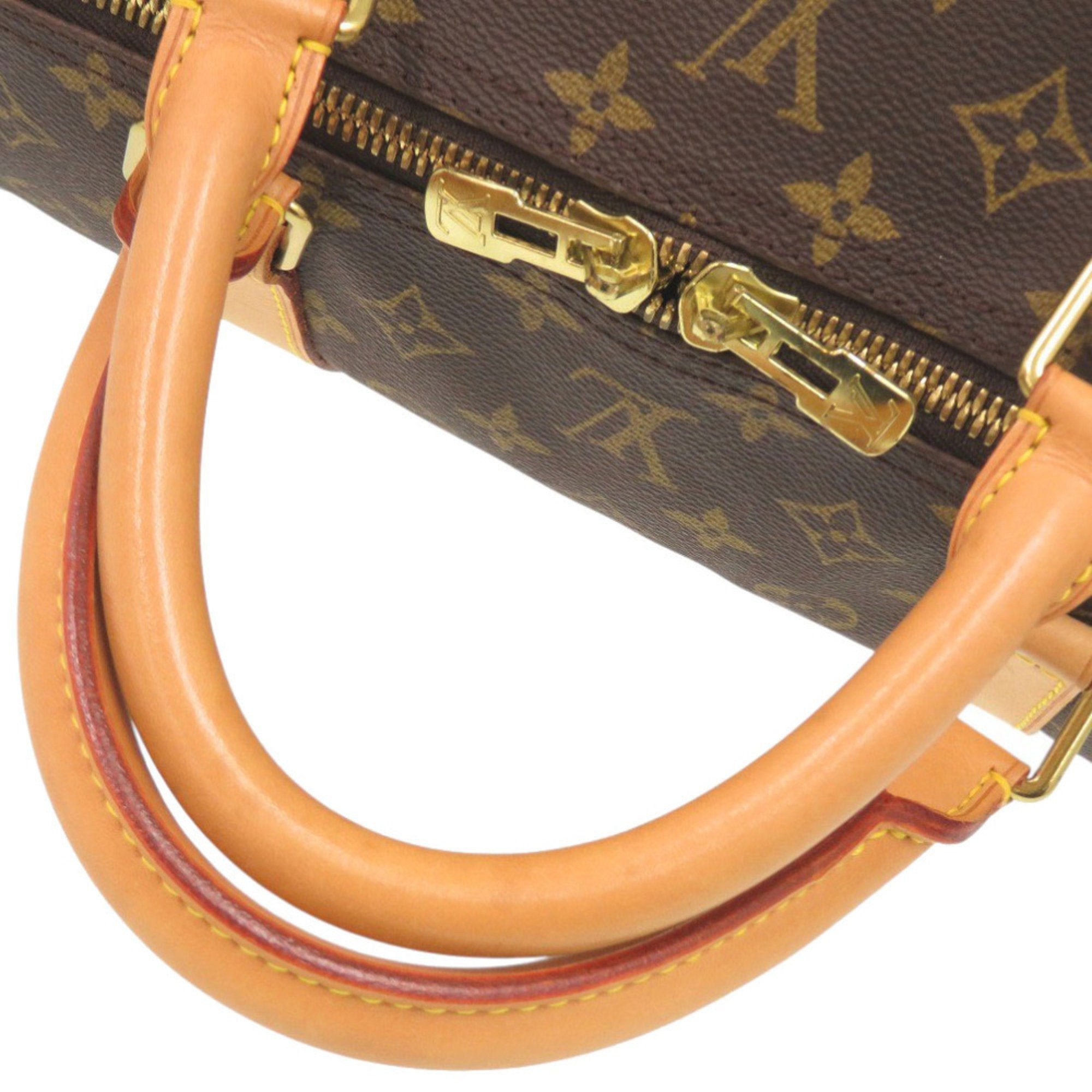 Louis Vuitton Brown Monogram Canvas Boston Bag