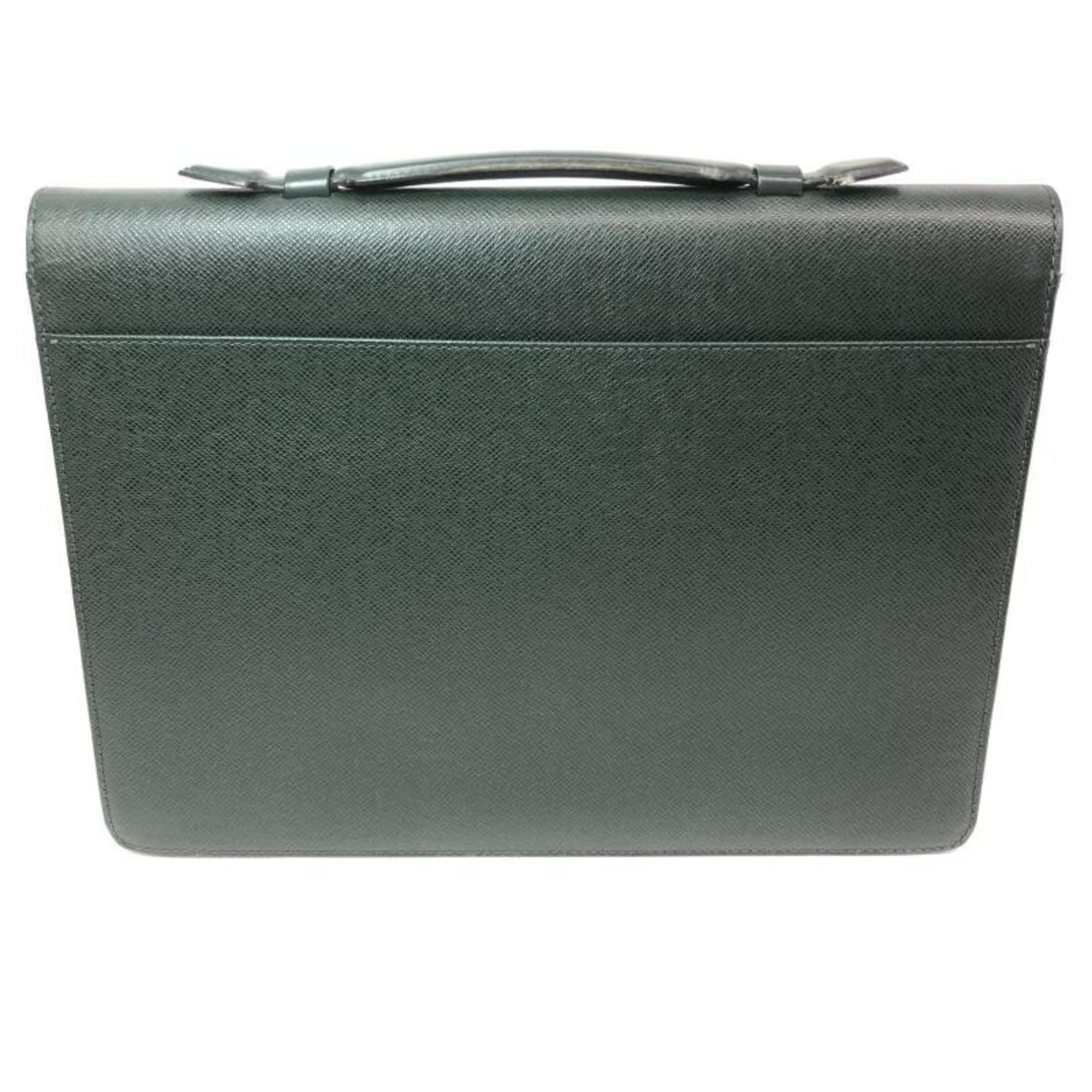 Louis Vuitton Taiga Green Briefcase