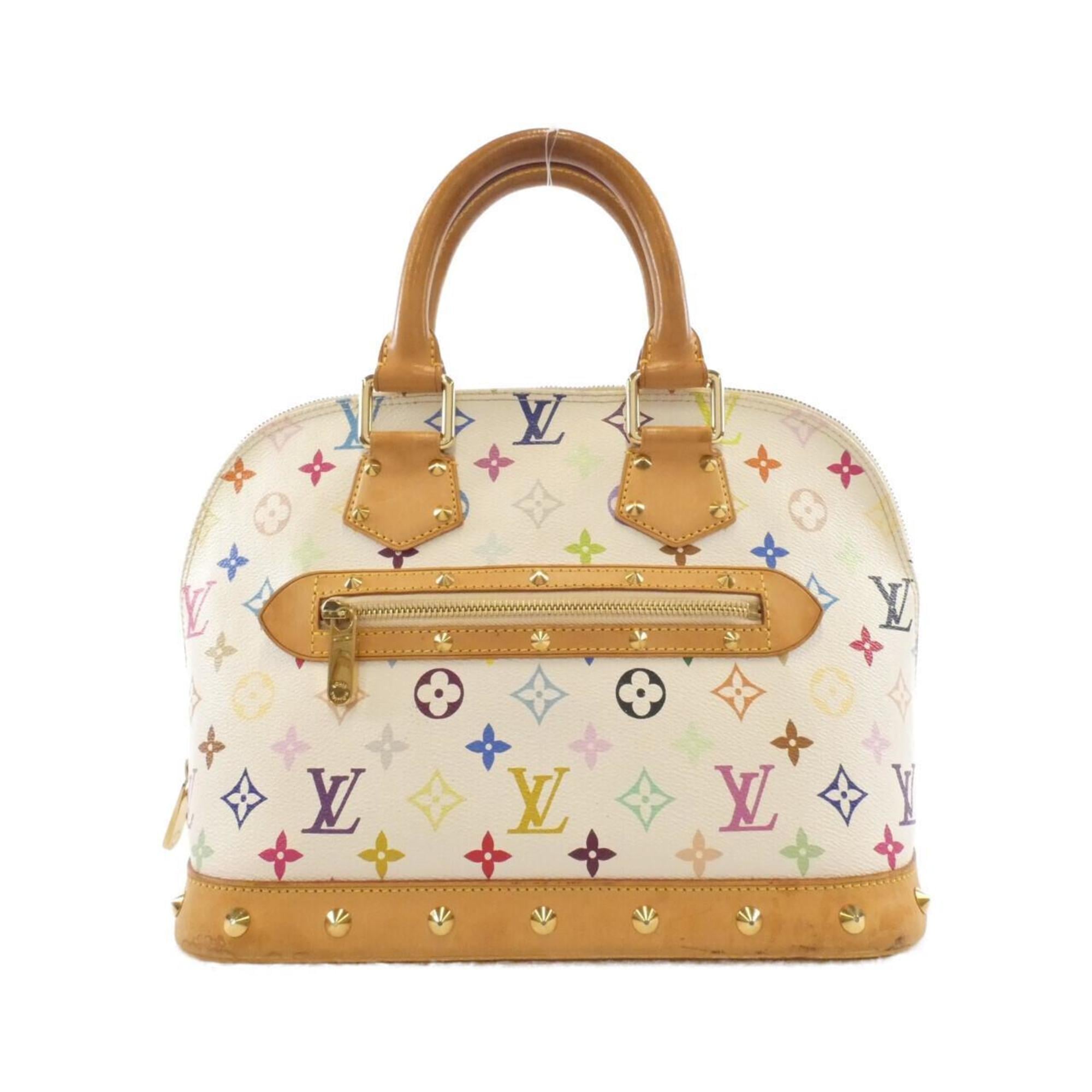 Louis Vuitton White Coated Canvas Handbag