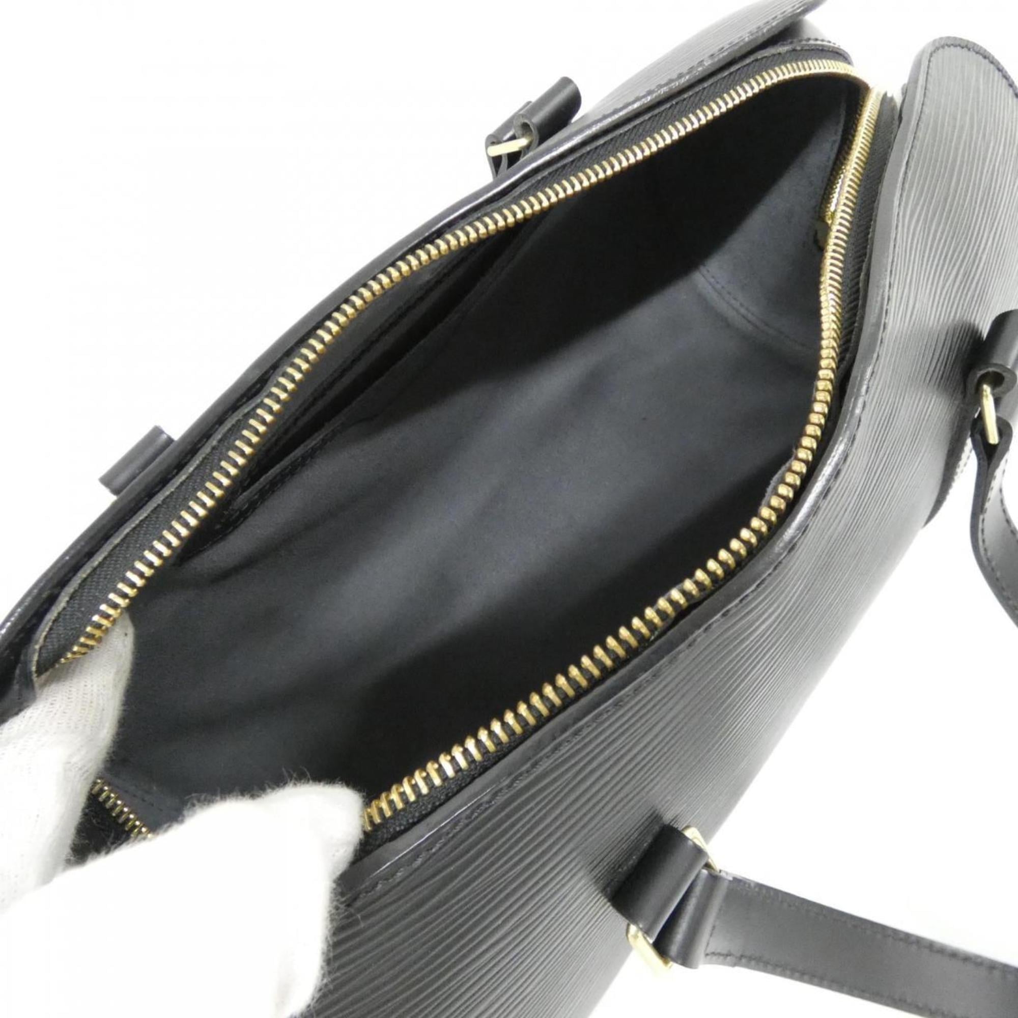 Louis Vuitton Black Leather Handbag Pouch