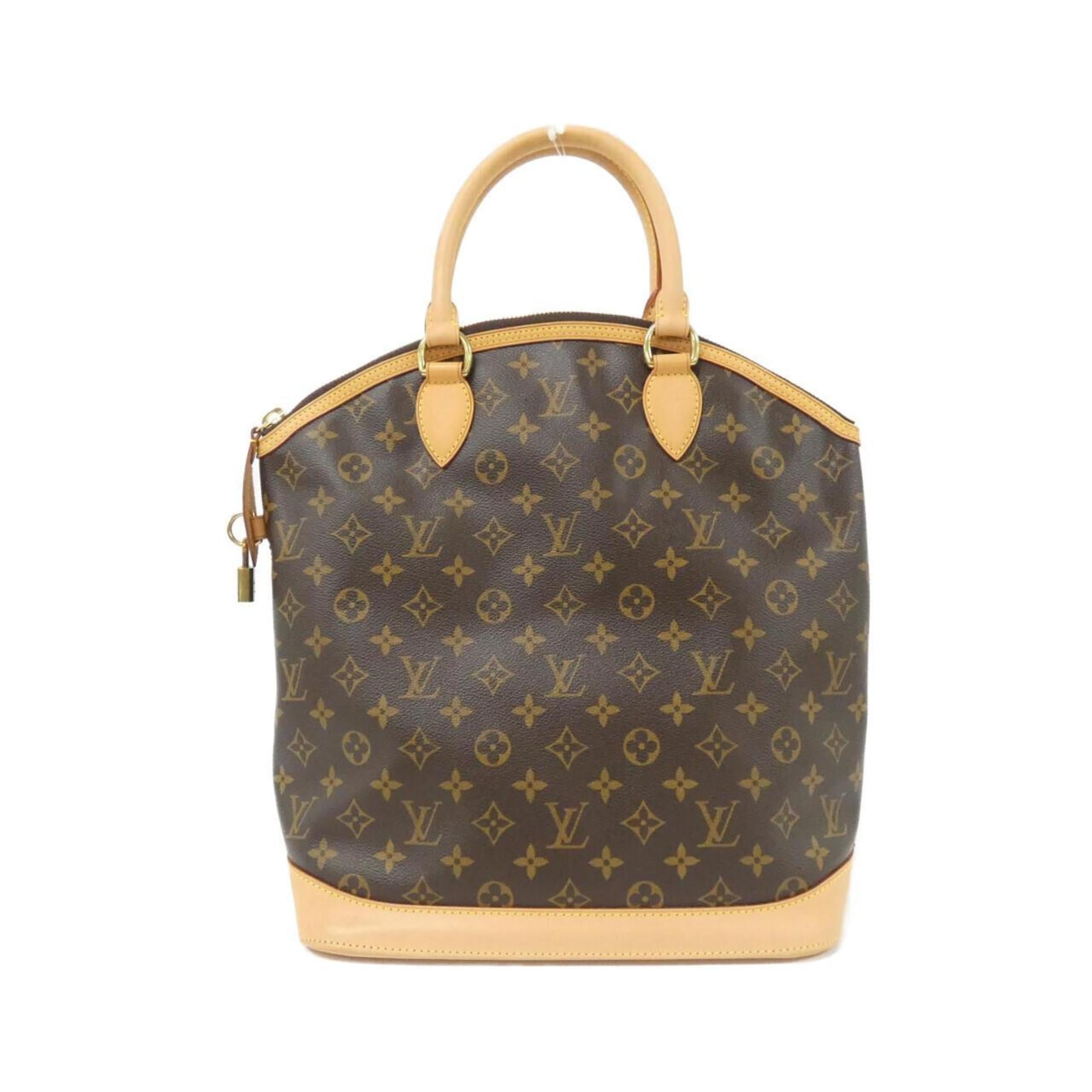 Louis Vuitton Marron Coated Canvas Handbag