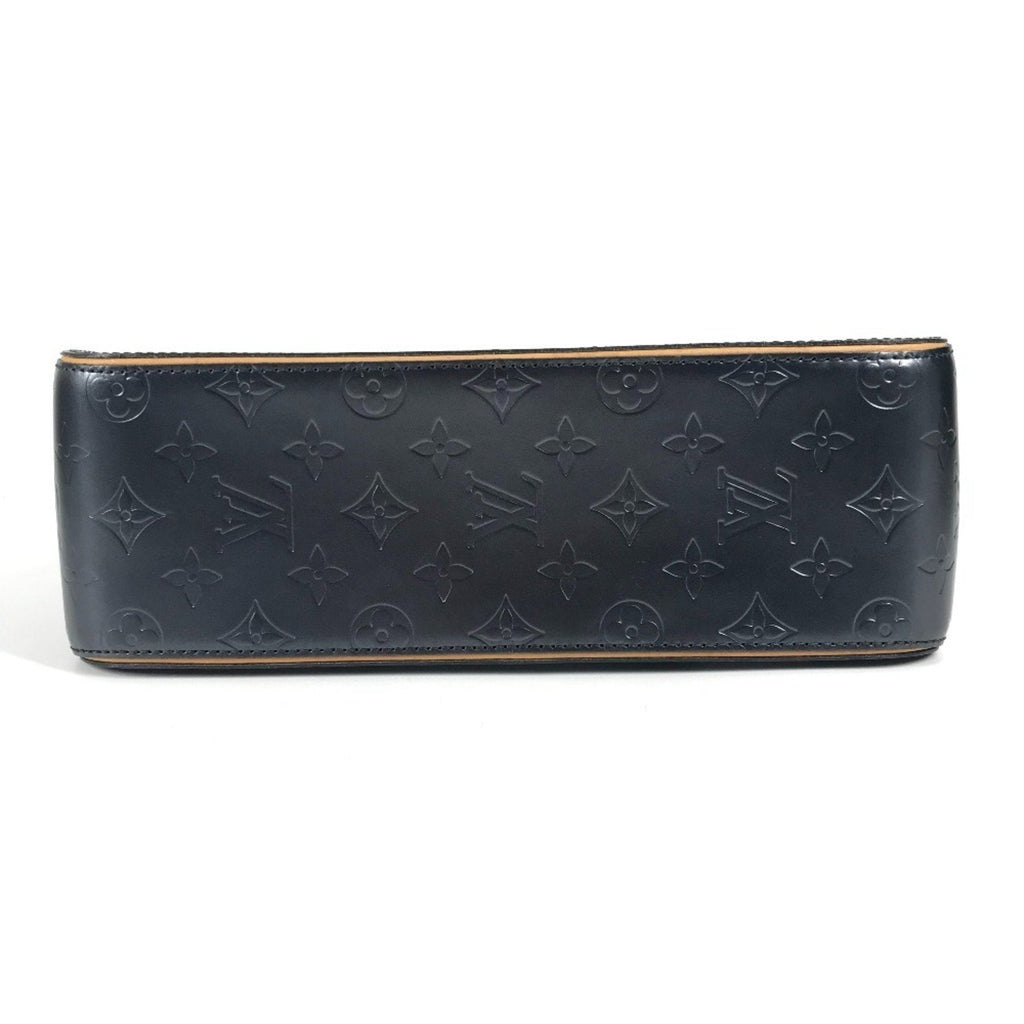 Louis Vuitton Navy Monogram Mat Boston Bag Handbag